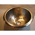 Hammered Satin Nickel 15-inch Sink