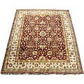 Indo Mahal Burgundy/ Ivory Rug (8' x 10')