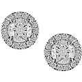 14k White Gold 3/4ct TDW Diamond Earrings (HIJ, I1-I2)