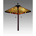 Tiffany-style Stained Glass Mission Floor Lamp