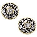 Silvertone and Goldtone Designer-inspired Earrings