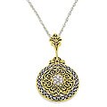 Silvertone and Goldtone Designer-inspired Necklace