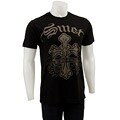 Smet Men's 'Cross' Black Short-sleeve Tee