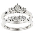 14k Gold 1/2ct TDW Diamond Wedding Ring Set (H, I2)