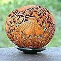 Coconut Shell 'Adventurous Fish' Sculpture (Indonesia)