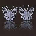 Silver 'Filigree Butterfly' Earrings (Indonesia)