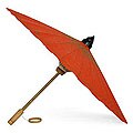 Saa Paper 'Motifs on Tangerine' Parasol (Thailand)