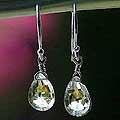 Quartz 'Glowing Exotic' Earrings (Thailand)