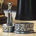 Pewter 'Sacred Cat of Bast' Box (Thailand)