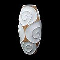 Wood 'White Melody of Art' Vase (Thailand)