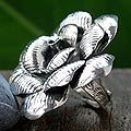 Silver 'Queen Rose' Ring (Thailand)