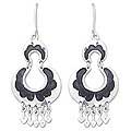 Sterling Silver 'Half Moons' Earrings (Mexico)