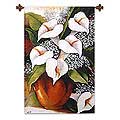 Wool 'Lilies' Tapestry (Peru)