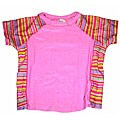 Lil' Bettie Beachwear Girl's Candy Stripe Rash Guard
