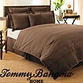 Tommy Bahama Chocolate Grass Cloth Duvet Cover