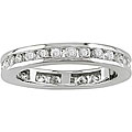 14k White Gold 1ct TDW Diamond Eternity Band (H-I, I1)