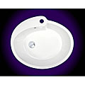 Ticor Vessel Porcelain Overmount Bathroom Vanity Sink