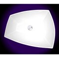 Ticor Vessel Porcelain Overmount Bathroom Vanity Sink