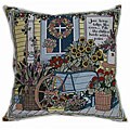 June Tulips Tapestry Throw Pillows (Set of 2)