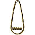 14k Yellow Gold Overlay 36-inch Infinity Chain