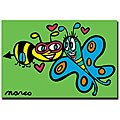 Marco 'Bee Butterfly' Gallery-wrapped Canvas Art