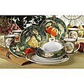 American Atelier Lattice Fruit 16-piece Dishware Set