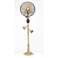 Deco Breeze Curacao Double Lamp 16-inch Floor Fan