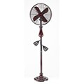 Deco Breeze Sutter Double Lamp 16-inch Floor Fan