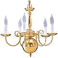 Polished Brass 5-light Chandelier
