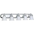 Chrome Finish 5-light Vanity