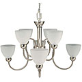 Brushed Nickel 8-light Chandelier