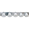Chrome Finished 5-light Vanity