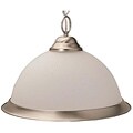 Brushed Nickel 1-light Hanging Lamp