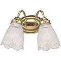 Polished Brass 2-light Vanity Fixture