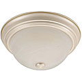 Flush Mount 3-bulb Light with Pearlmist Finish