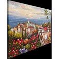 Hand-painted 'Mediterranean' Oil Painting