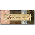 Miguel Paredes 'Love Unconditionally' Canvas Art