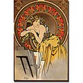 Alphonse Mucha 'Mucha' Canvas Art