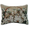 Basket of KittensTapesty Pillows (Set of 2)