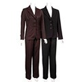 Via Spiga Women's Black 3-button Pant Suit