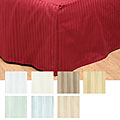 Egyptian Cotton Queen-size Striped Bed Skirt