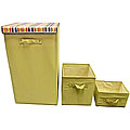 Set of 3 Fold-away Storage Bins (China)