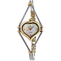 Peugeot Women's Two-tone Thin Strand Heart Watch