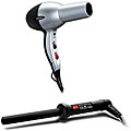 Enzo Milano Ionic Dryer/ 19mm Round Curling Iron Set