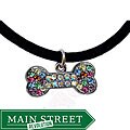 Colorful Crystal Bone Necklace