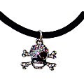Colorful Crystal Skull Necklace