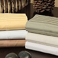 Egyptian Cotton 1200 Thread Count Stripe Sheet Set