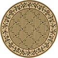 Woven Modern Living Rug (5'6 Round)