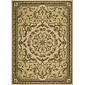 Modern Living Beige/ Sage Green Rug (7'9 x 10'10)