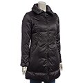 Via Spiga Women's Chocolate Satin Down Coat